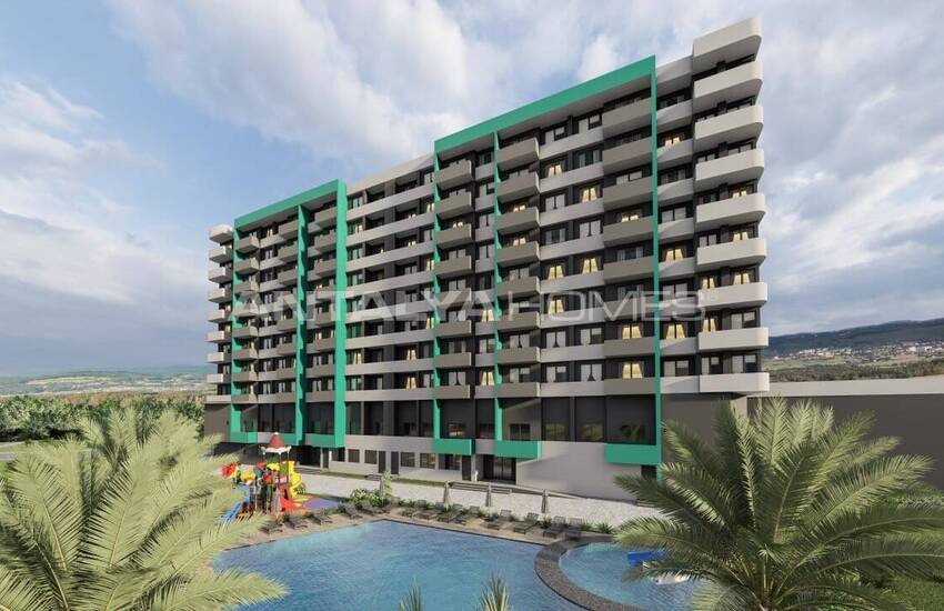 آپارتمان های کاملا نوساز نزدیک به دریا در مرسین توموک