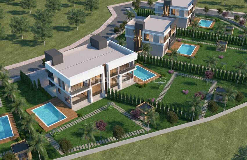 Вилла С Видом На Море И Бассейном В Мерсин Эрдемли 10