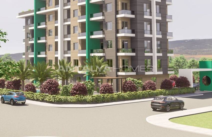 Snygga Lägenheter I Ett Komplex Nära Havet I Mersin Mezitli 6