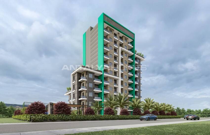 Stylish Flats in a Complex Near the Sea in Mersin Mezitli 1