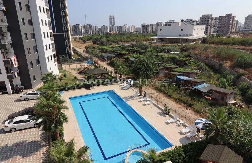 4-sovrumslägenhet I Ett Komplex Med Pool I Mersin Mezitli 4