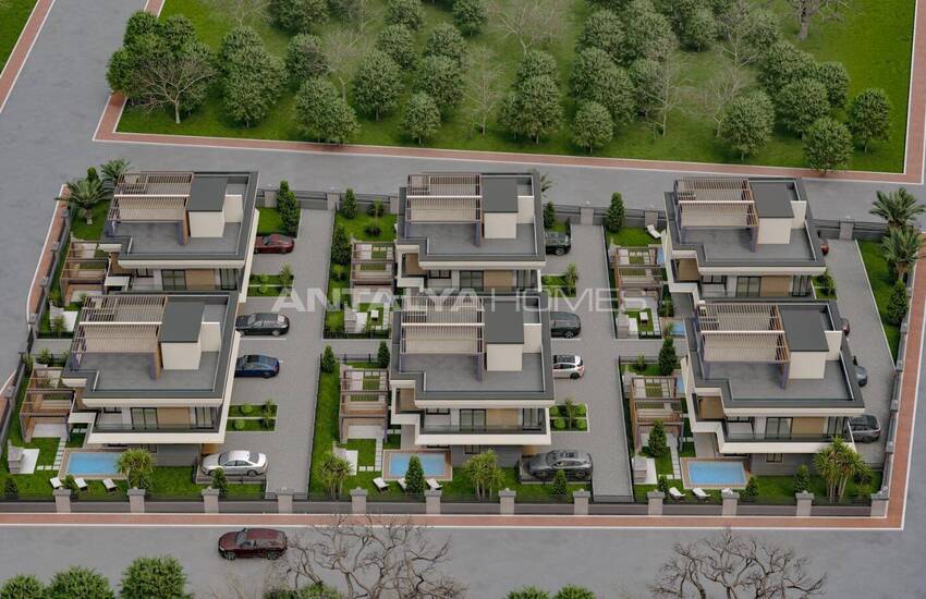 Mersin Ayaş'ta Deniz ve Doğa Manzaralı Şık Villalar 23