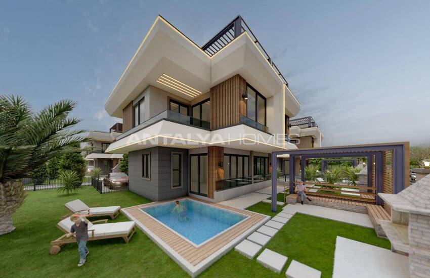 Элегантные дома с видом на море и природу в Мерсин Аяс 2