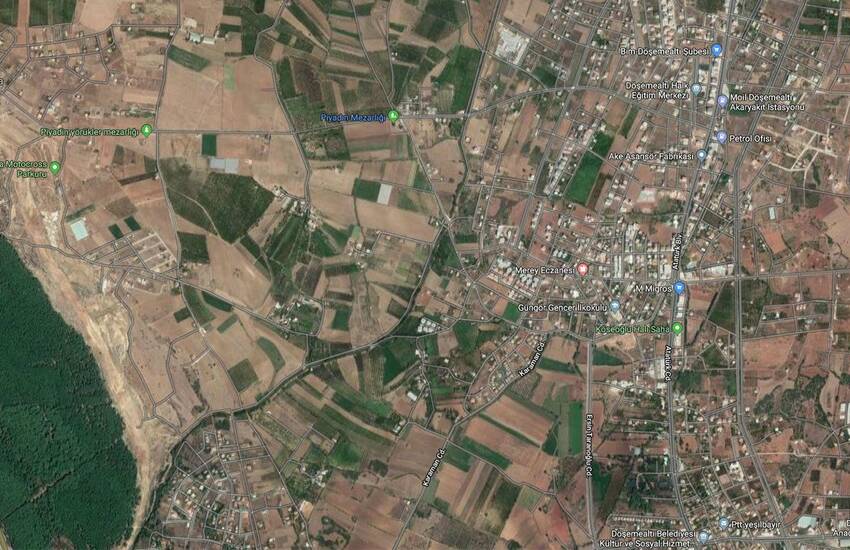 445 M² Goedkope Landbouwgrond In Döşemealtı Antalya 1