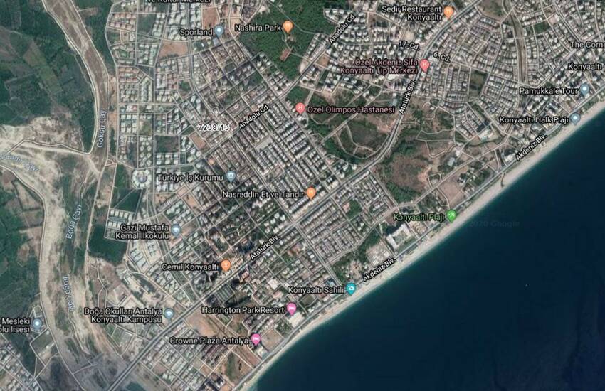 Well Located Land Close to the Sea in Konyaalti Antalya