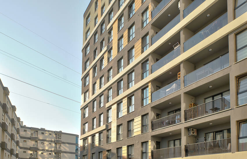 Centrala Lägenheter I Ett Blandat Projektet I Halkali Istanbul