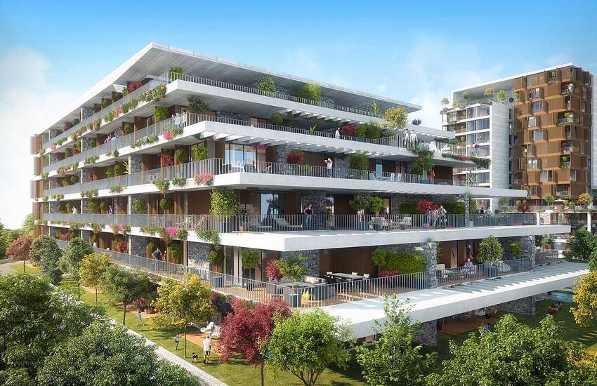 Spacious Flats with Garden Balconies in ümraniye İstanbul