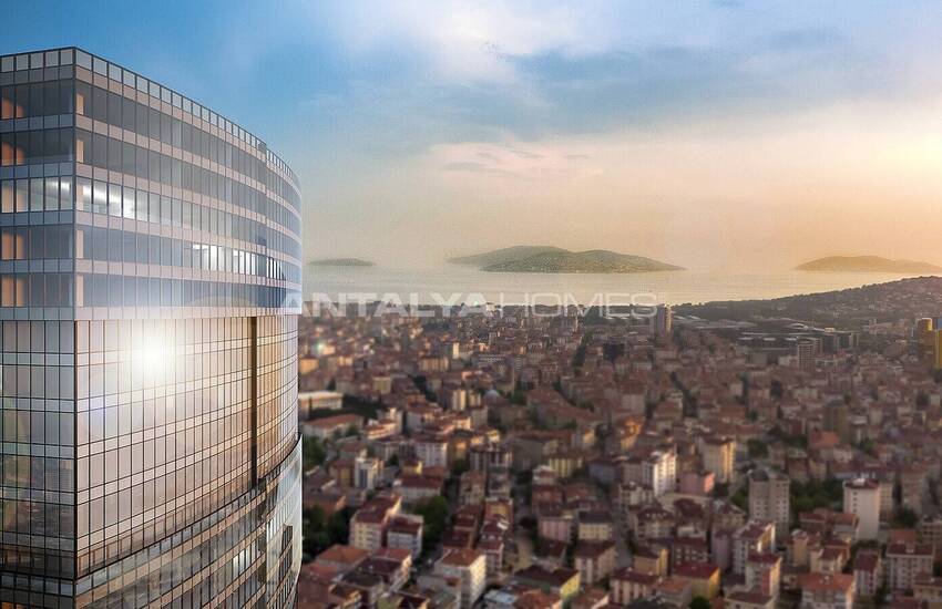 Офисные Помещения в Стамбуле, Малтепе с Видом на Море 1