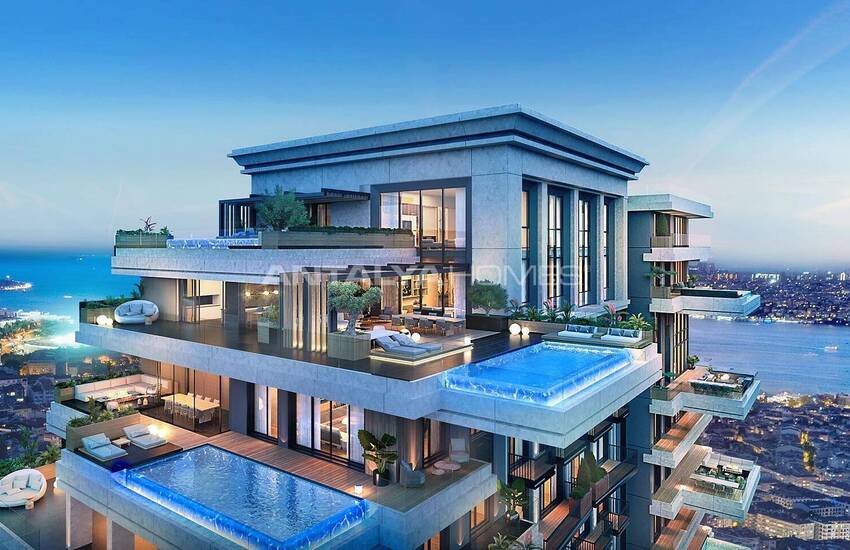 Luxury Real Estate in Istanbul Turkey with Infinity Pool