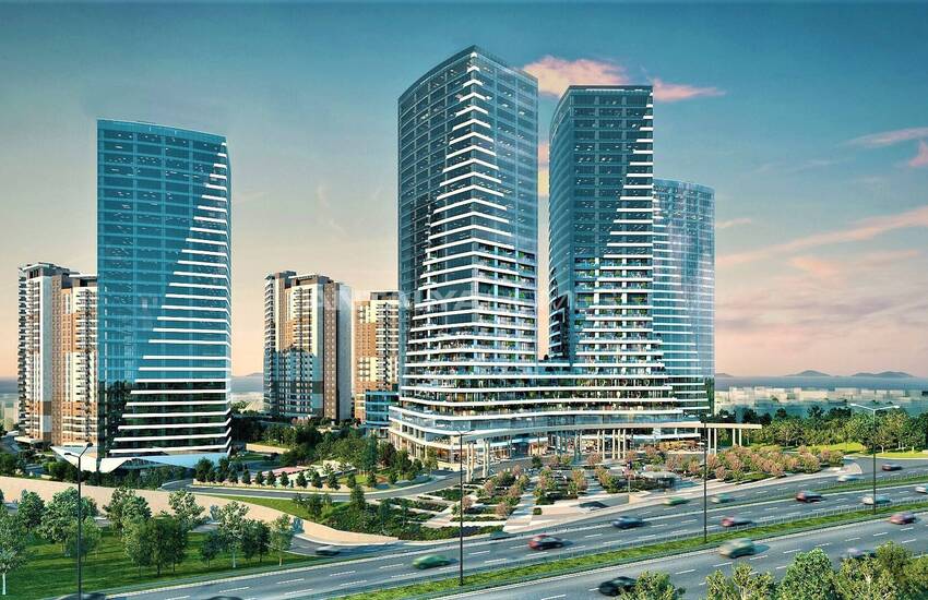 Apartments for Sale in a Luxurious Project in Istanbul Maltepe
