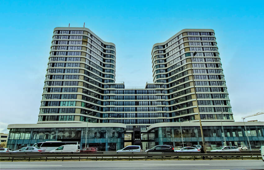Offices in a Complex Right Next to D-100 Highway in Pendik