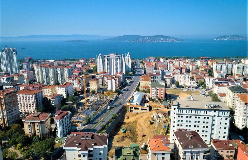Zeezicht Appartementen In Een Luxe Complex In Kartal Istanbul
