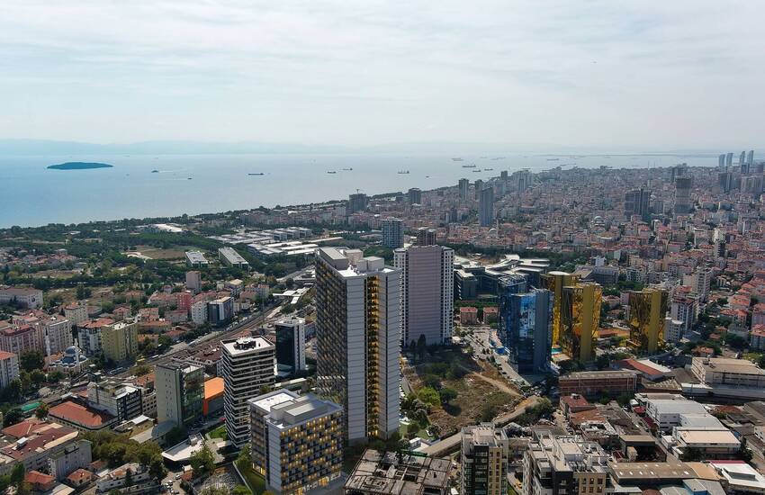 Sea View Flats Near Marmaray in Maltepe Istanbul