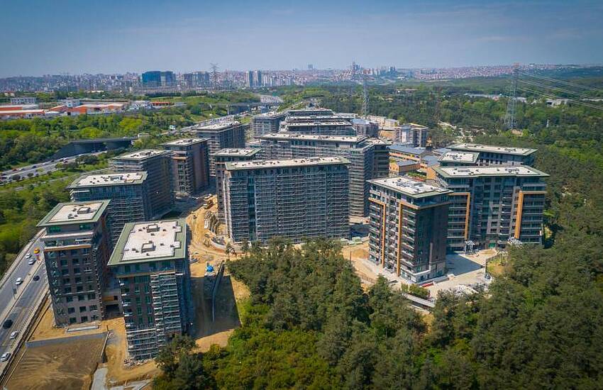 آپارتمان های بزرگ با منظره جنگل در کاییتهانه، استانبول