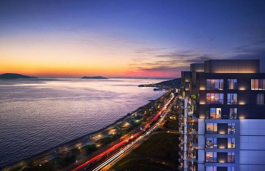 Seafront Apartments with Spacious Design in Istanbul Kartal