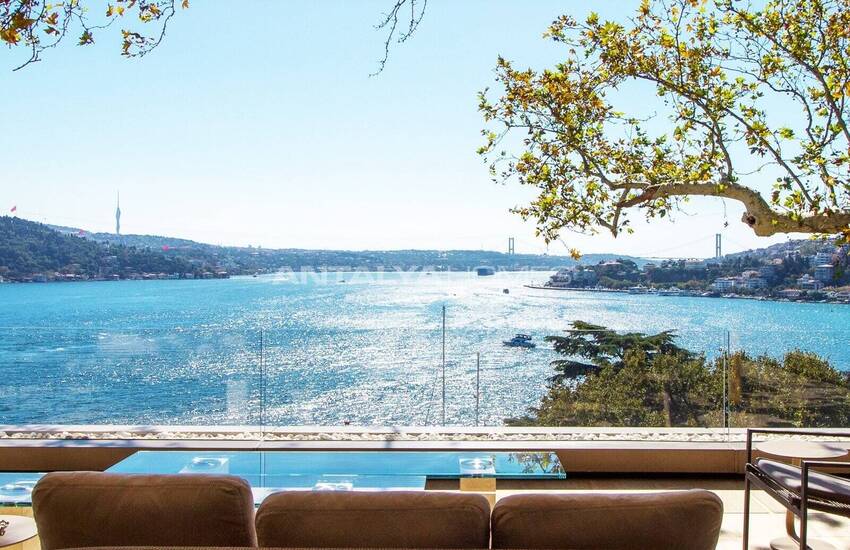 Duplex Penthouse Met Prachtig Uitzicht Op De Bosporus In Besiktas Istanbul