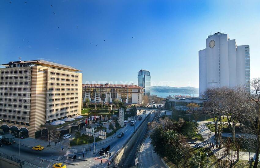 Havsutsikt Hotell På Huvudgatan I Beyoglu Istanbul 1