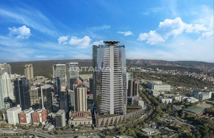 Properties in Project with Bosphorus View in Istanbul Sariyer 1
