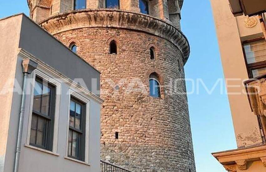 Lägenhet Med Havsutsikt Nära Galatatornet I Beyoglu Istanbul