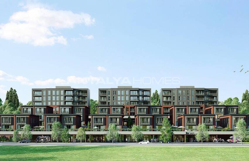 Appartementen Binnen Beveiligd Complex In Istanbul