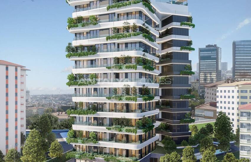 Lägenheter I Ett Rikt Komplex Med Sociala Faciliteter I Istanbul 1