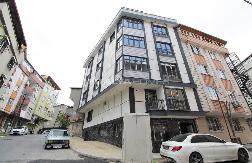 Apartments in a New Building in Gaziosmanpasa Istanbul