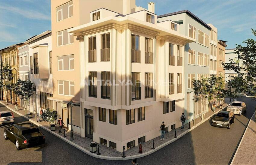بناية مفروشة جديدة مكونة من 4 طوابق في اسطنبول الفاتح 1