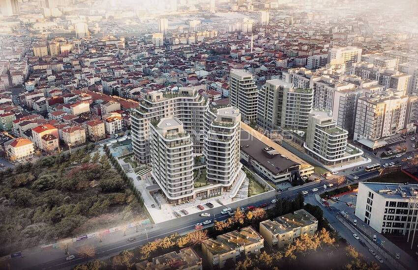 İstanbul Küçükçekmece'de Havuzlu Sitede Ferah Daireler