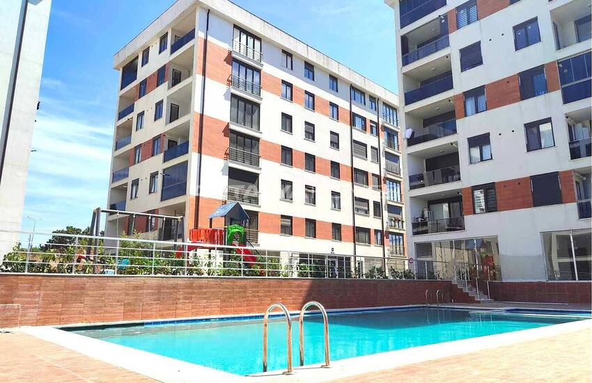 Property in a Complex with Pool Near the Marmaray in Istanbul
