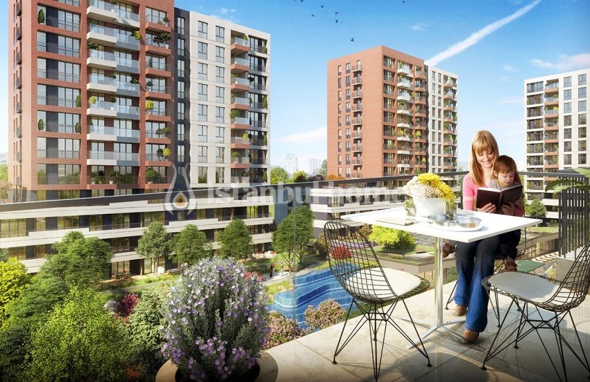 Luxurious Apartments with Contemporary Landscaping in Avcılar