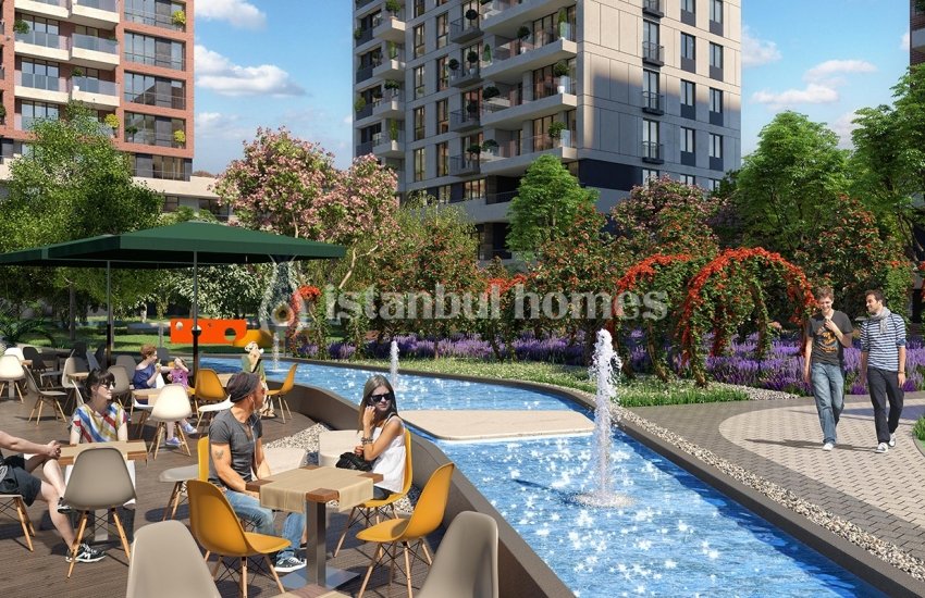 Luxurious Apartments with Contemporary Landscaping in Avcılar