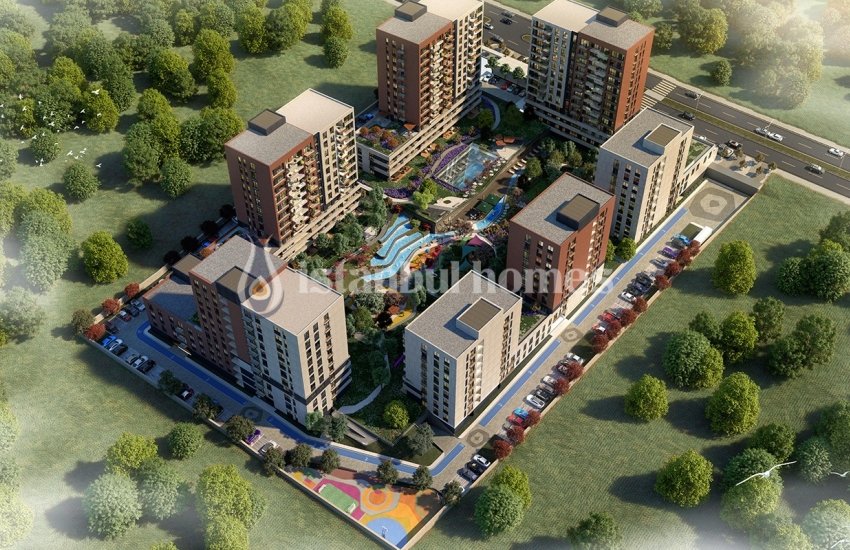 Luxurious Apartments with Contemporary Landscaping in Avcılar