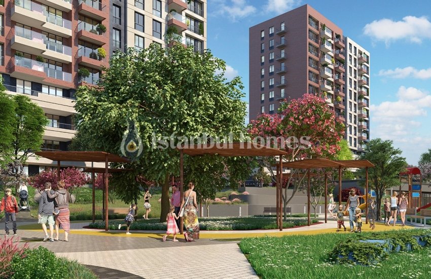 Luxurious Apartments with Contemporary Landscaping in Avcılar