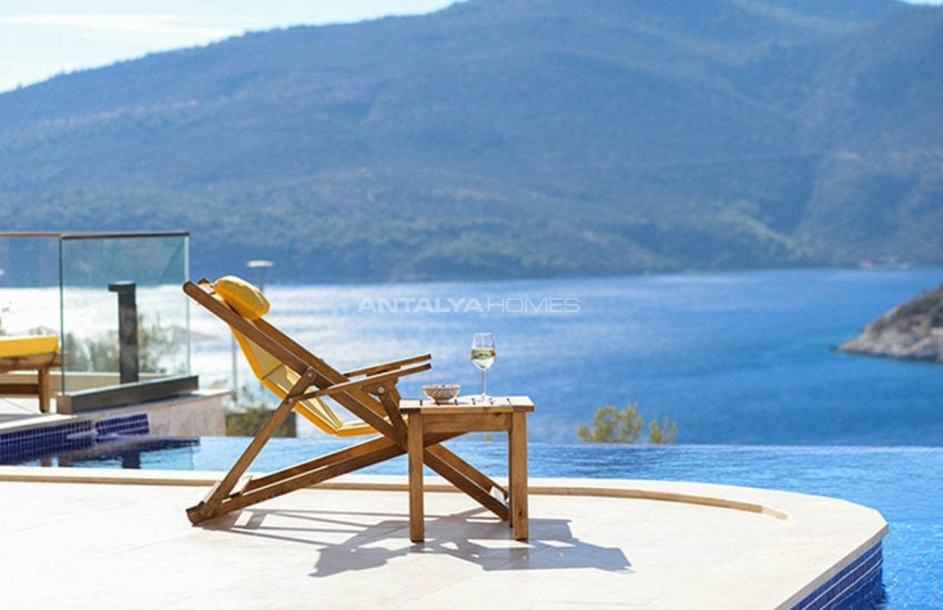 Sea View Spectacular Holiday House with Infinity Pool in Kalkan Turkey 5