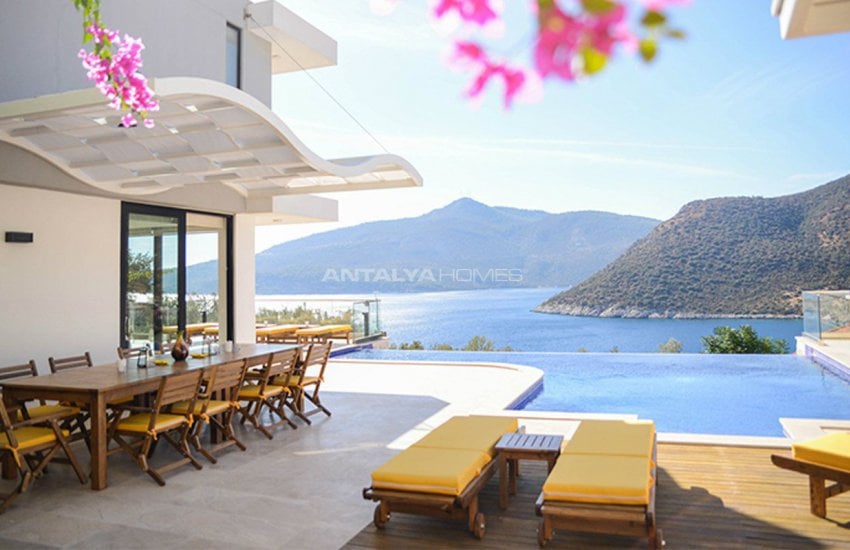 Sea View Spectacular Holiday House with Infinity Pool in Kalkan Turkey 6