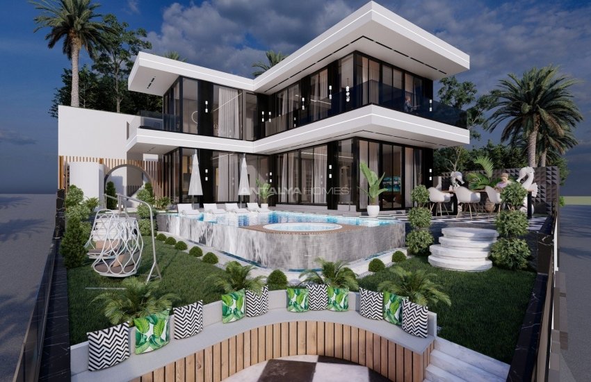 Exclusieve Villa Omgeven Door Natuur In Kargıcak Alanya 1
