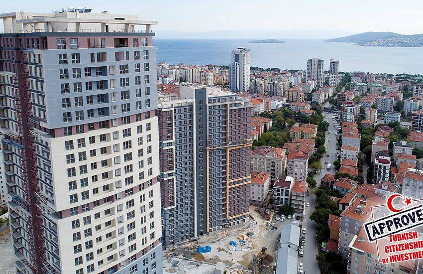 Geweldige Zee-eilandzicht Appartementen In Kartal Istanbul