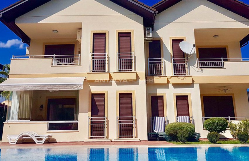 Semi-detached Houses in Kemer Center with Mountain View 7