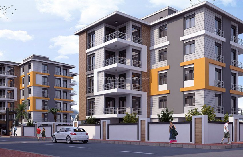 New Built Flats with Separate Kitchen in Antalya Kepez 2