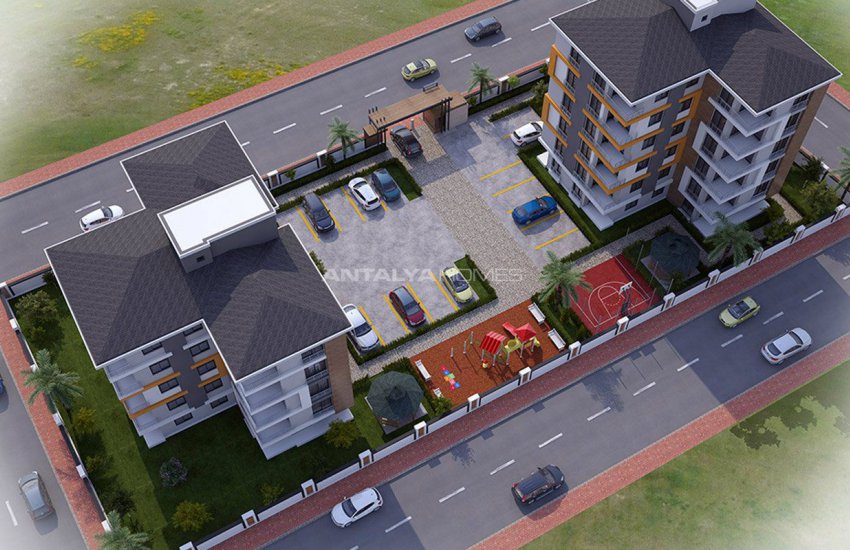 New Built Flats with Separate Kitchen in Antalya Kepez 5