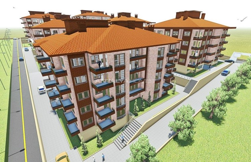 Stylish Apartments in a Complex in Trabzon