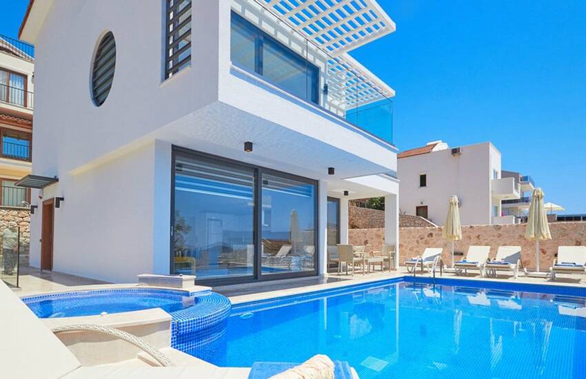 Impressive Furnished Villa with Sea View for Sale in Kalkan 1