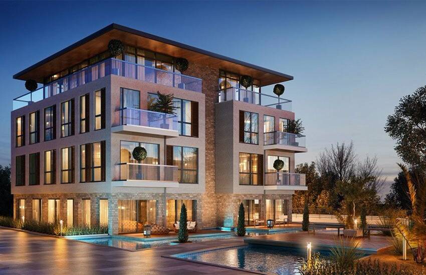 Appartementen Met Resort Architectuur In Centrum Istanbul