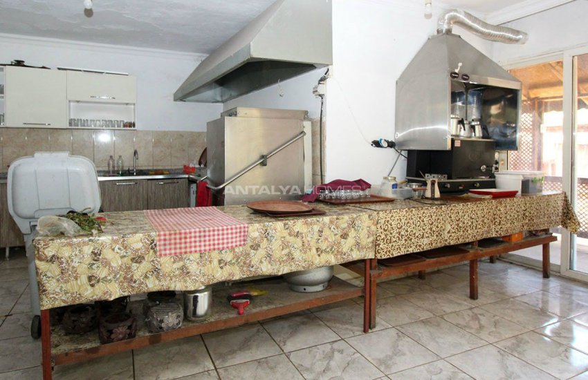 Cropland with Restaurant License in Aksu Antalya 9