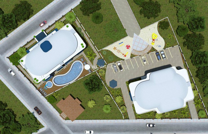 Alanya’da Merkezi Lokasyona Sahip Lüks Daireler 11