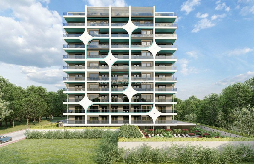 First-class Flats with Sea View in Alanya Mahmutlar 3