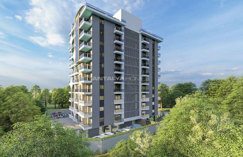 First-class Flats with Sea View in Alanya Mahmutlar 4