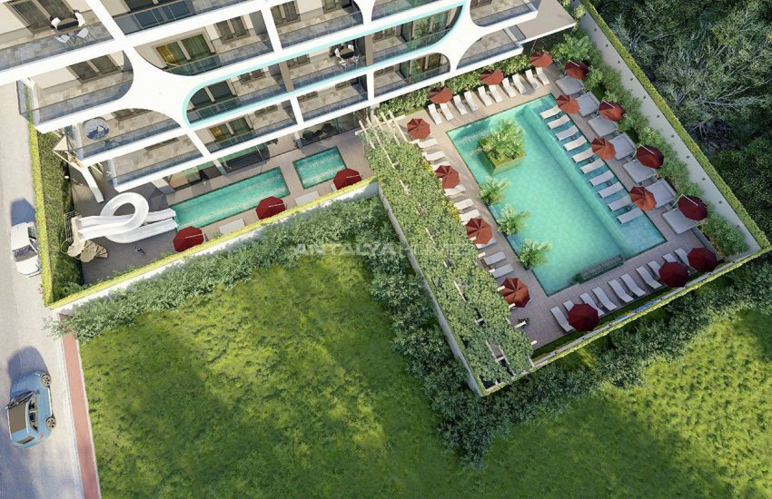 First-class Flats with Sea View in Alanya Mahmutlar 5