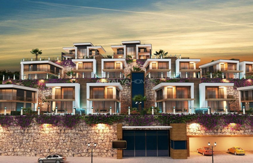 Sea View Alanya Villas with Private Pool and Garden 2