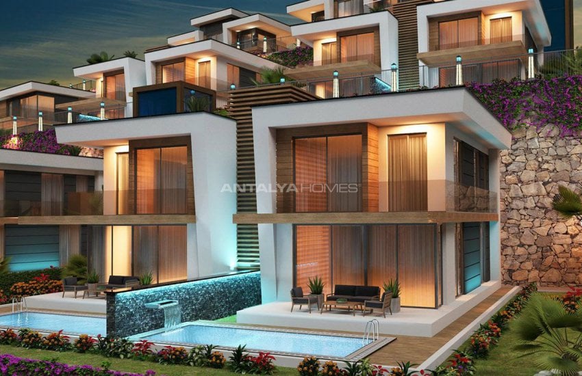 Sea View Alanya Villas with Private Pool and Garden 11
